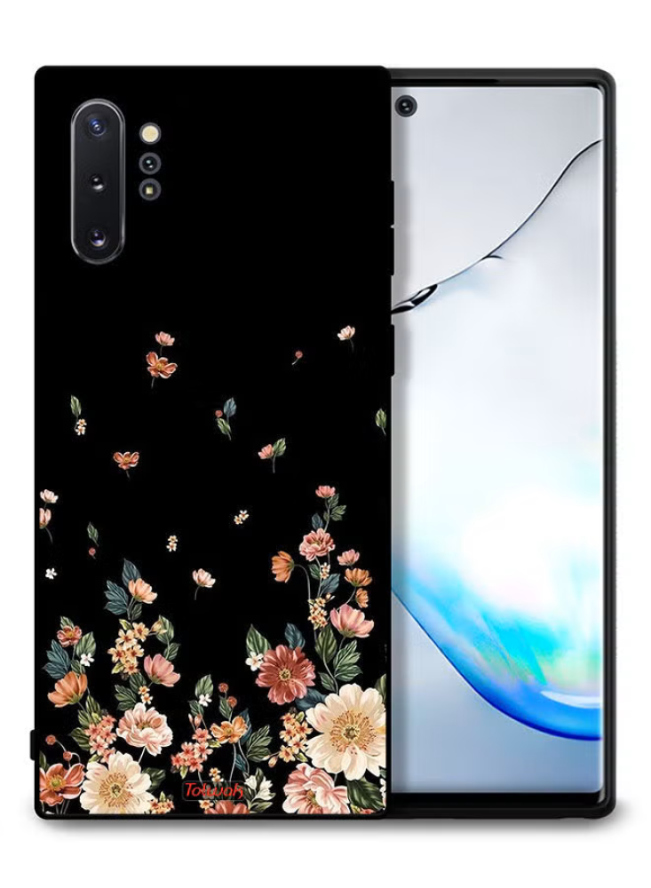 Samsung Galaxy Note 10 Plus 5G Protective Case Cover Small Flowers In Bottom
