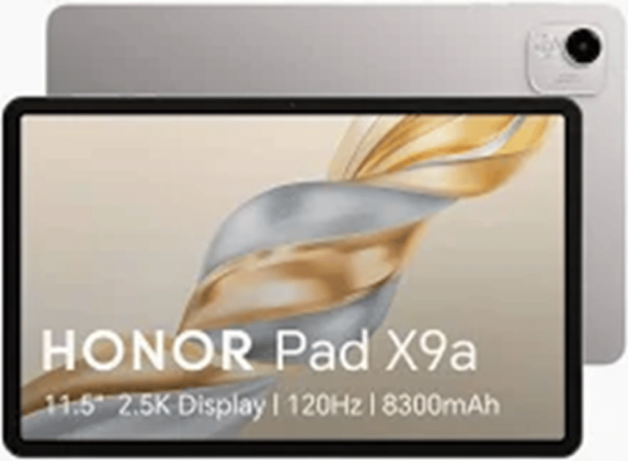 تابلت باد X9a واي فاي شاشة 11.5 بوصة 120Hz ذاكرة رام 8GB + تخزين 128GB اندرويد 15 سناب دراجون 685 بطارية 8300mAh شحن سريع 35 واط يدعم قلم ستايلس موديل 2025 + غطاء حماية قابل للطي مجاني من هونر، رمادي