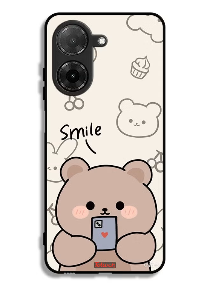 Xiaomi Redmi A5 4G Protective Case Cover Smile Bear Art