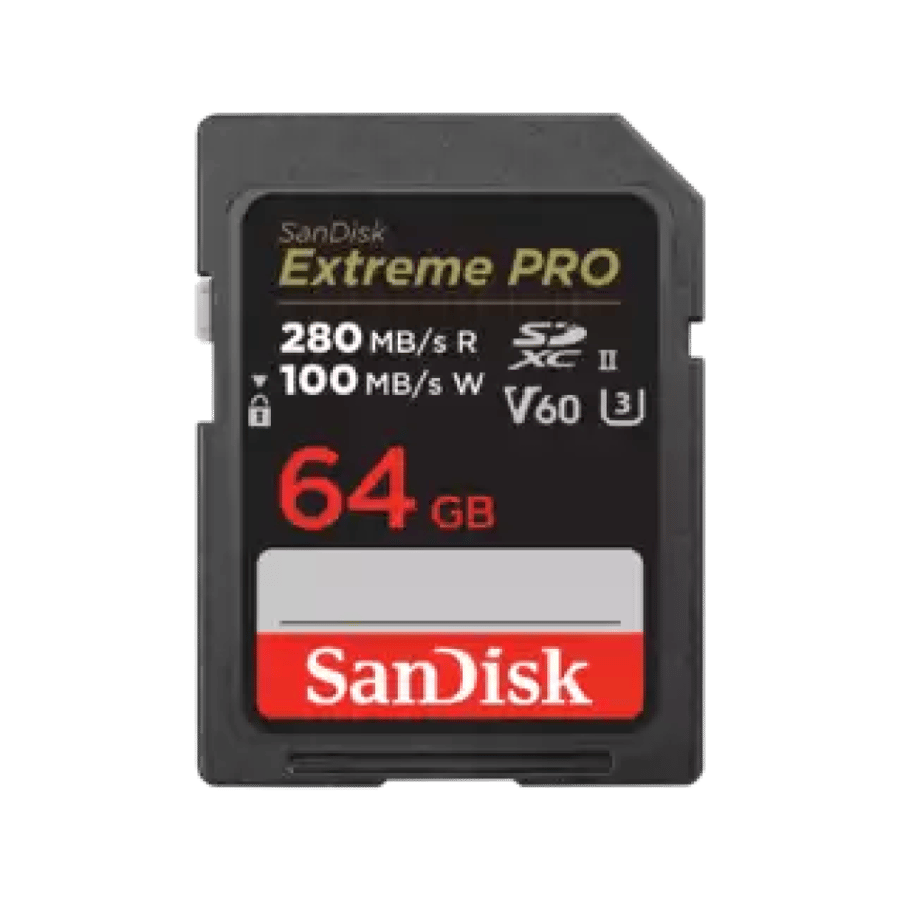 بطاقة SanDisk Extreme PRO SDXC™ UHS-II السعة: 64 جيجابايت-1 تيرابايت