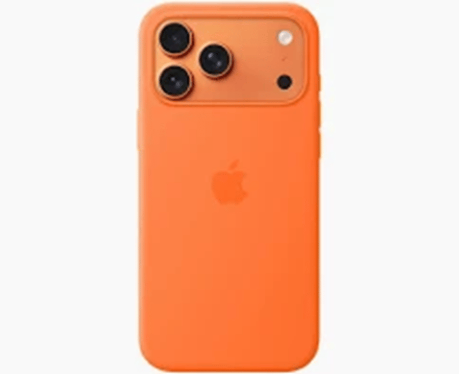 حافظة iPhone 17 Pro Max من السيليكون مع MagSafe - برتقالي