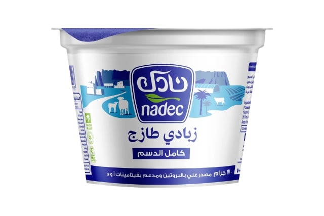 زبادي طازج نادك كامل الدسم 170 جم