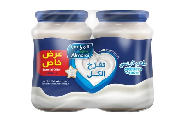 شبيهة جبنة كريمي المراعي  500 جم 2 حبة
