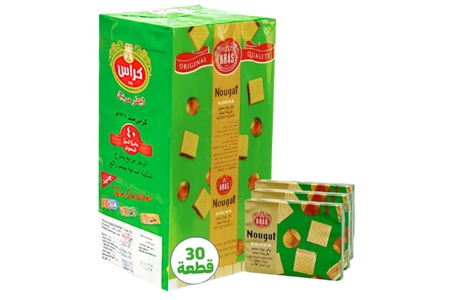 نوجيت بسكويت بكريمة البندق 38 جم *30 حبة