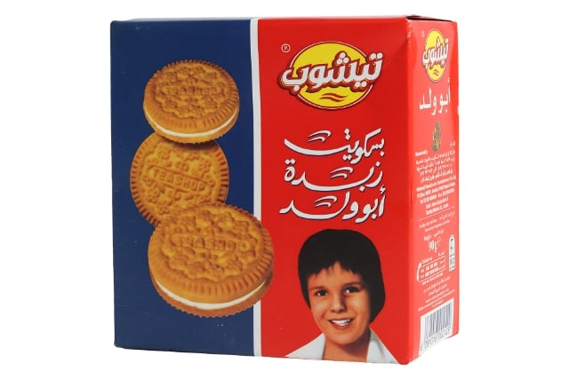 بسكويت الساندويتش ابو ولد 90 جم زبدة