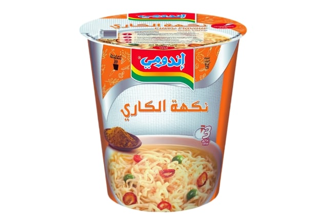 اندومي شعيرية سريعة التحضير الكاري 60 جم كوب