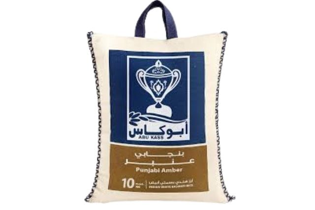 ارز ابو كاس عنبر 10 كيلو