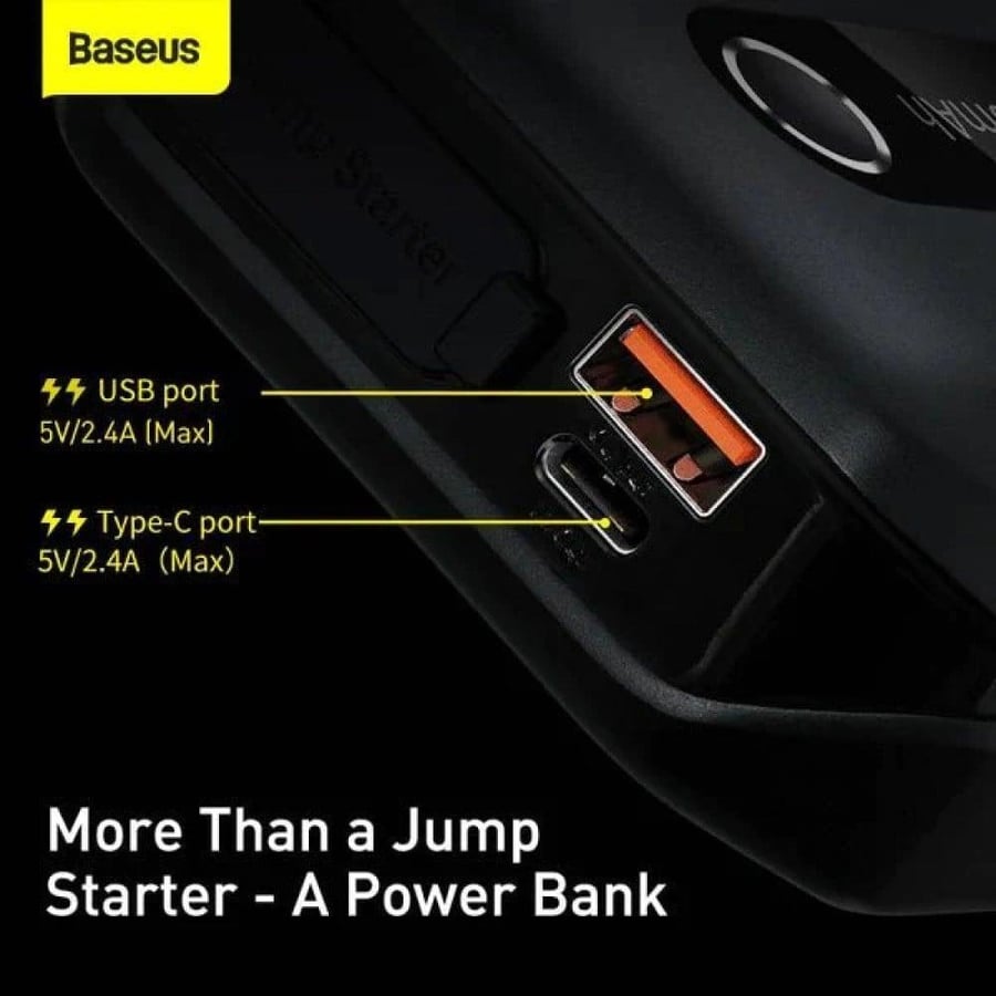 مشغل سيارة وباور بانك بيسوس Super Energy Air – 10000 مللي أمبير