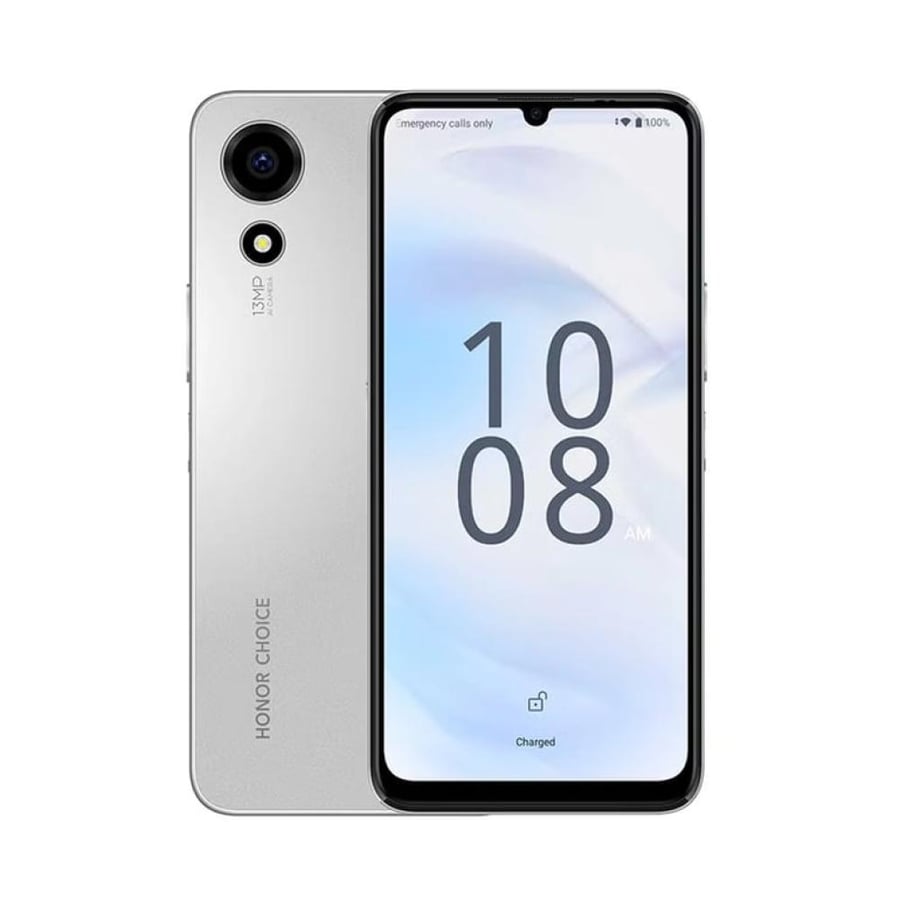 هونر CHOICE T10 ذاكرة 64 جيجا 4 رام 4G فضي