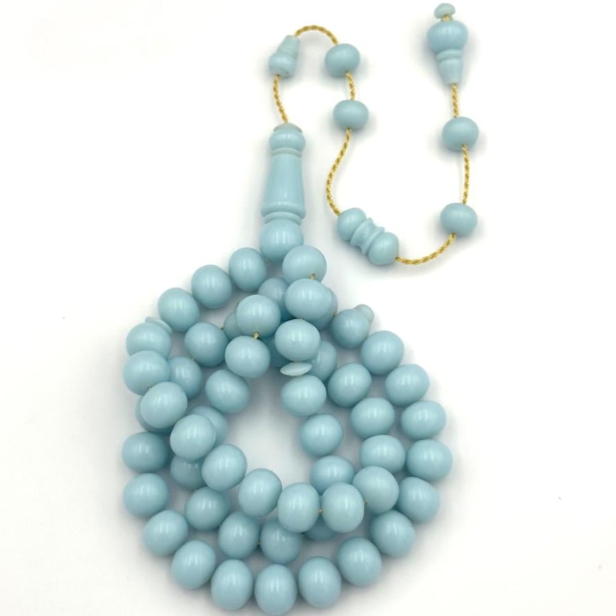 Light navy blue billiard rosary, Tamleekah