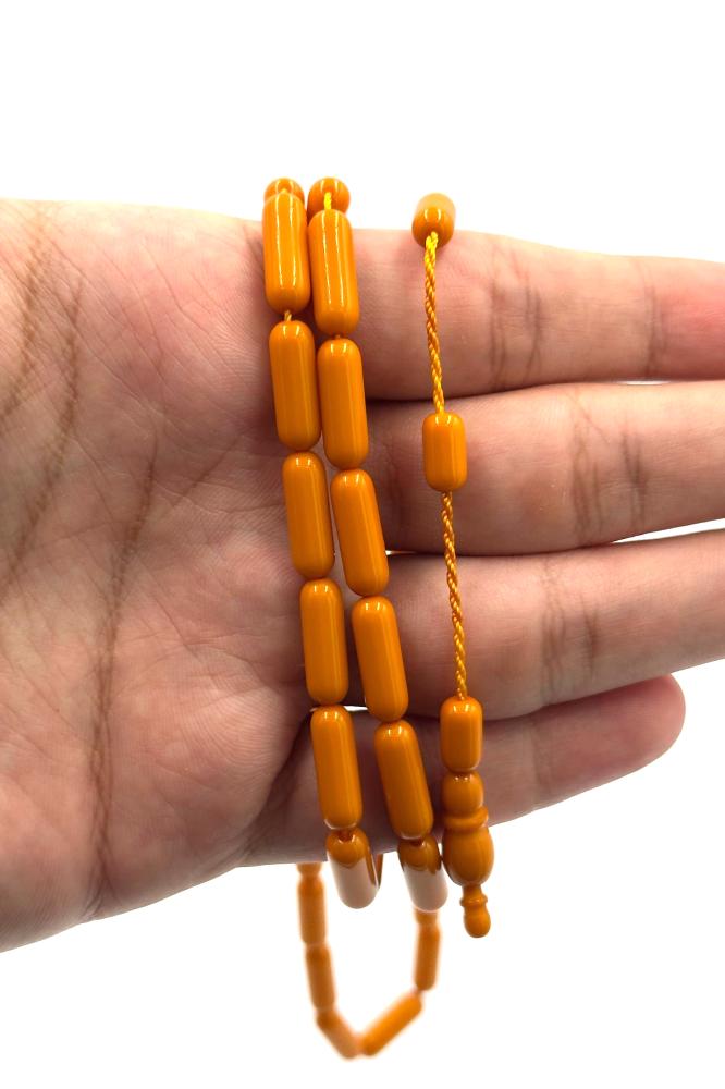 سبحة بكلايت قصة صنوبري لون  كركمي  - تمليكة