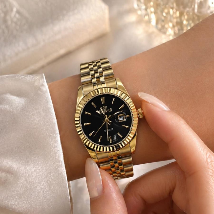 Women's watch from Svenstar, black color