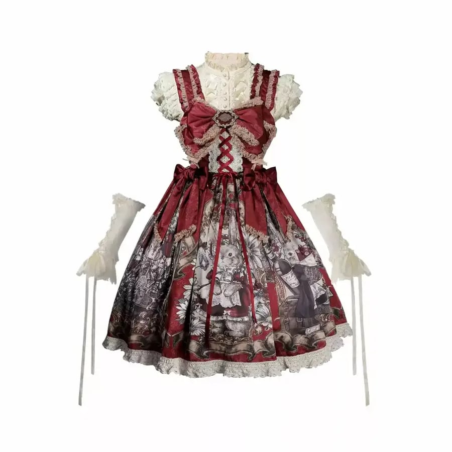 【Letters from Unknown Star】طقم "ريبي الغامض الكلاسيكي / Mysterious Ribby Classic Gothic Set"