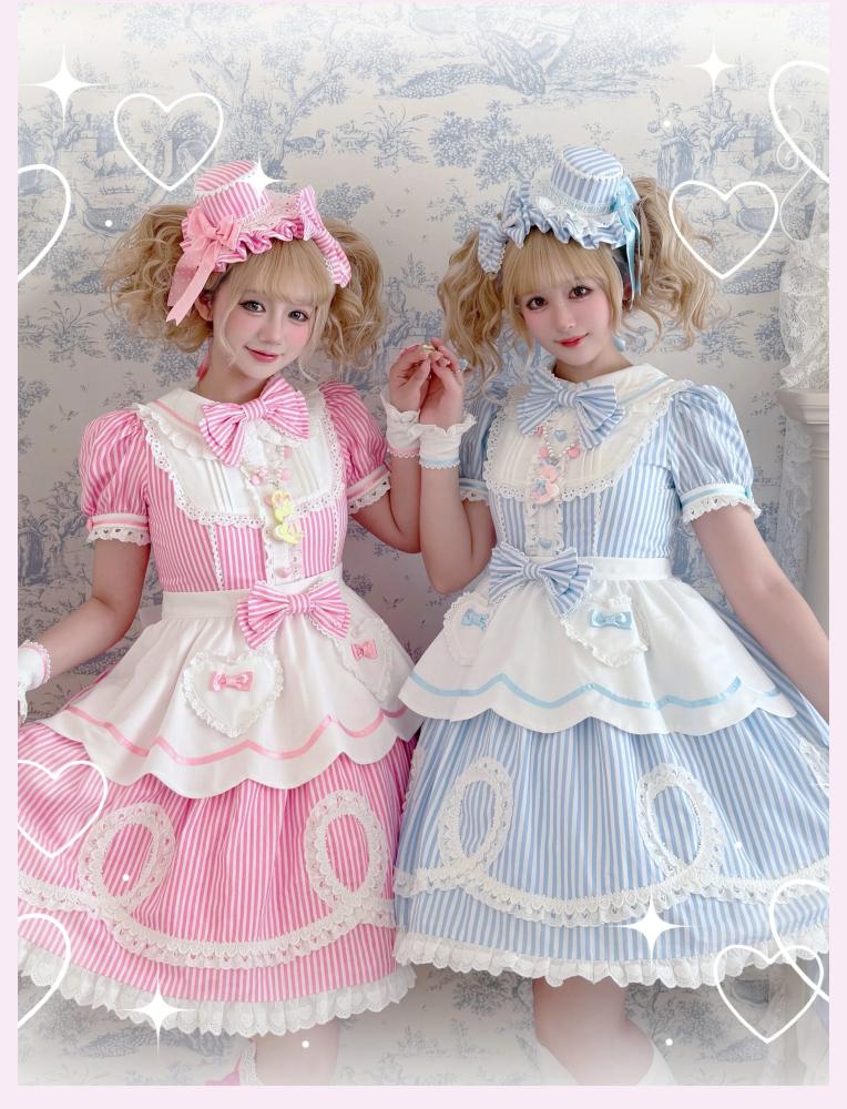 【TaTaTa Lolita】فستان لوليتا OP بتصميم دمية كلاسيكي Old School