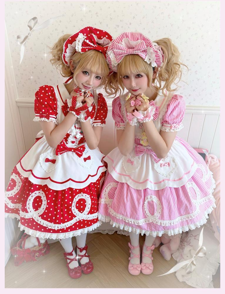 【TaTaTa Lolita】فستان لوليتا OP بتصميم دمية كلاسيكي Old School