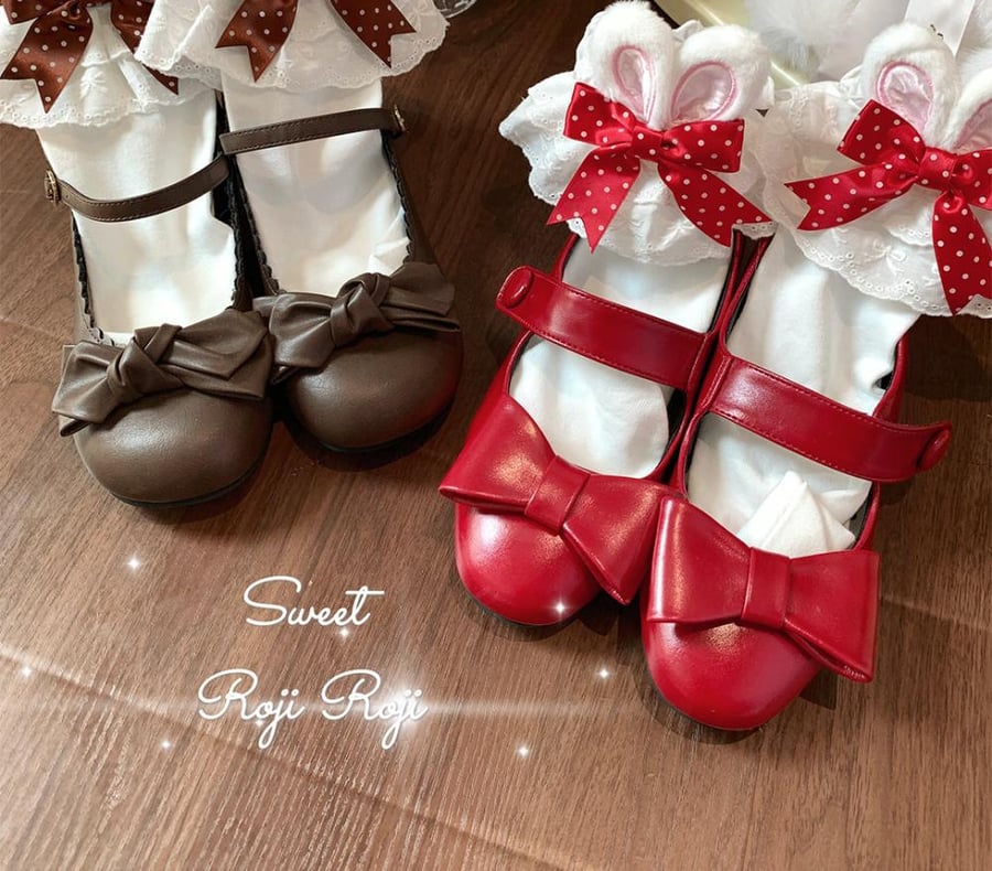 【Roji Roji】جوارب قصيرة بالدانتيل والفيونكة، جوارب صيفية بأسلوب Lolita و JK الياباني اللطيف.