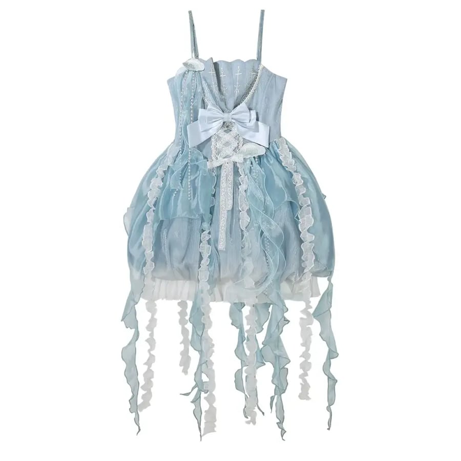 【Letters from Unknown Star】طقم فستان "قنديل البحر الأحلام / Fantasy Jellyfish JSK Set"