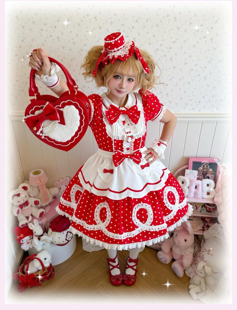 【TaTaTa Lolita】فستان لوليتا OP بتصميم دمية كلاسيكي Old School