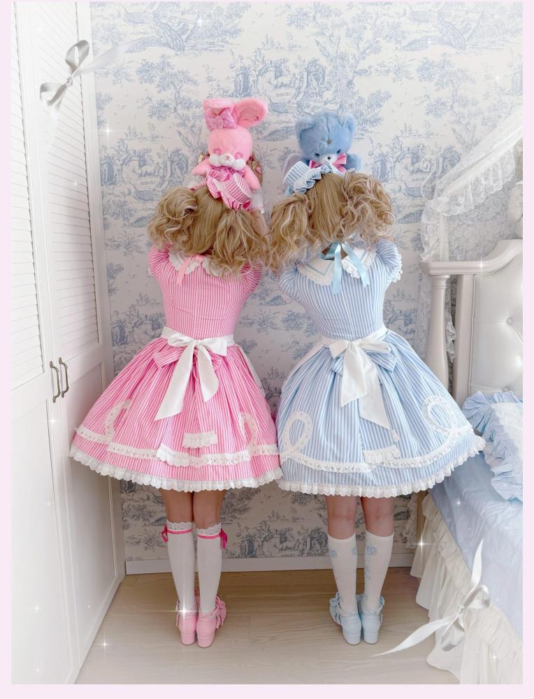 【TaTaTa Lolita】فستان لوليتا OP بتصميم دمية كلاسيكي Old School