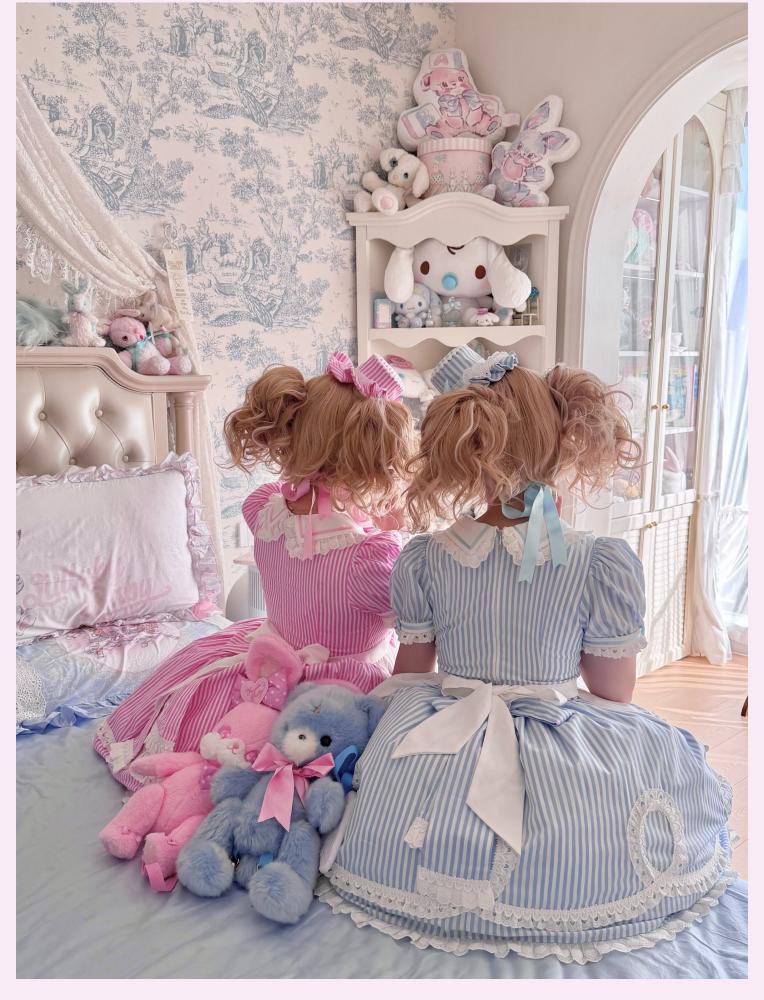 【TaTaTa Lolita】فستان لوليتا OP بتصميم دمية كلاسيكي Old School