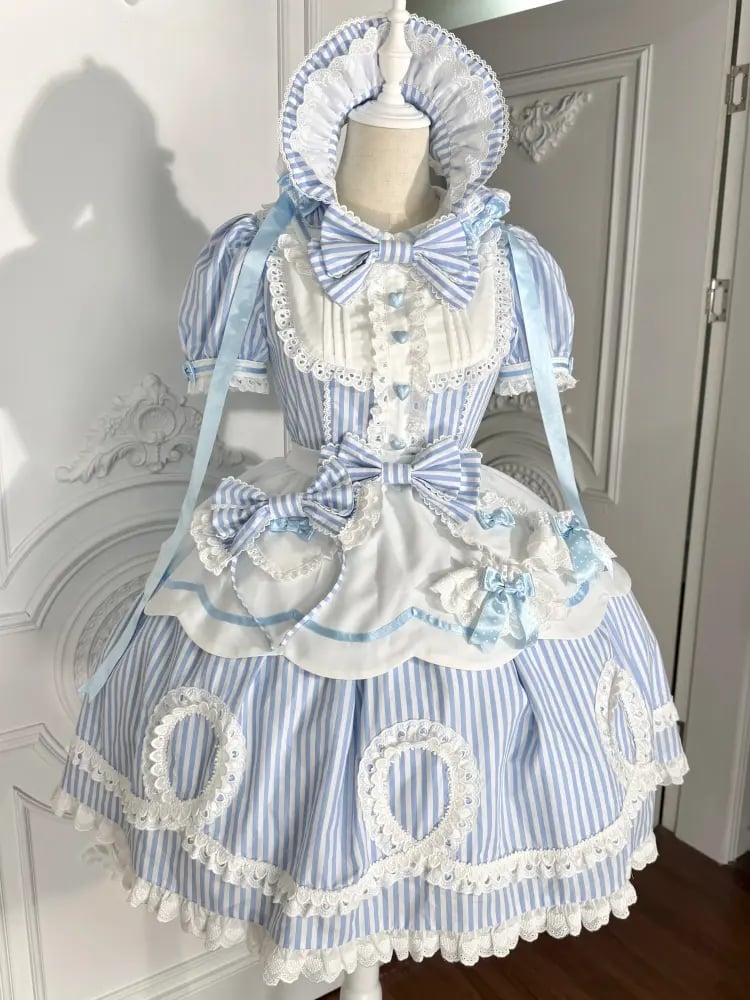 【TaTaTa Lolita】فستان لوليتا OP بتصميم دمية كلاسيكي Old School