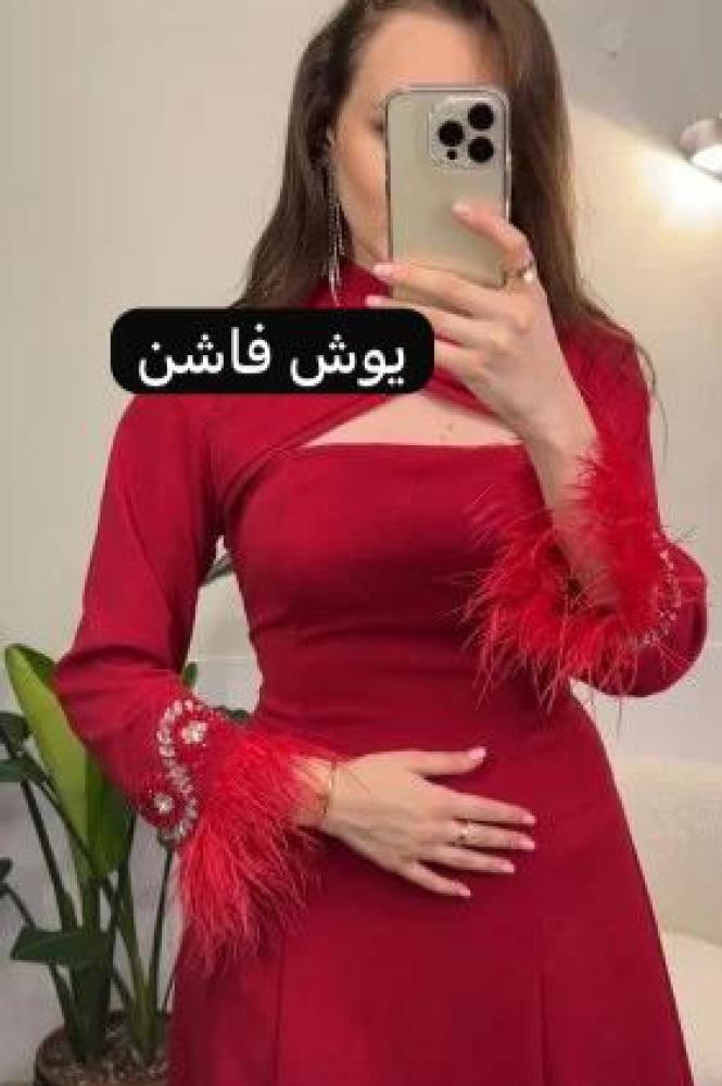 Feather dress two colors