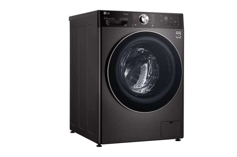 LG - Front Load Washing Machine, 12 kg