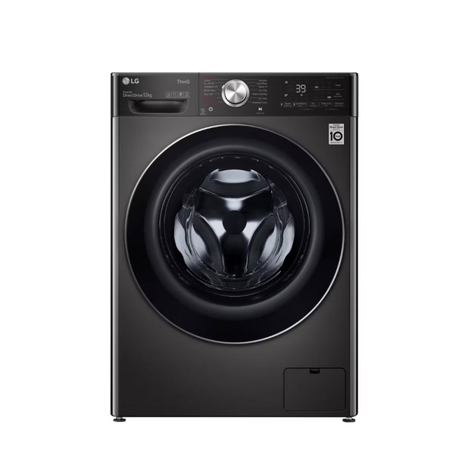 LG - Front Load Washing Machine, 12 kg