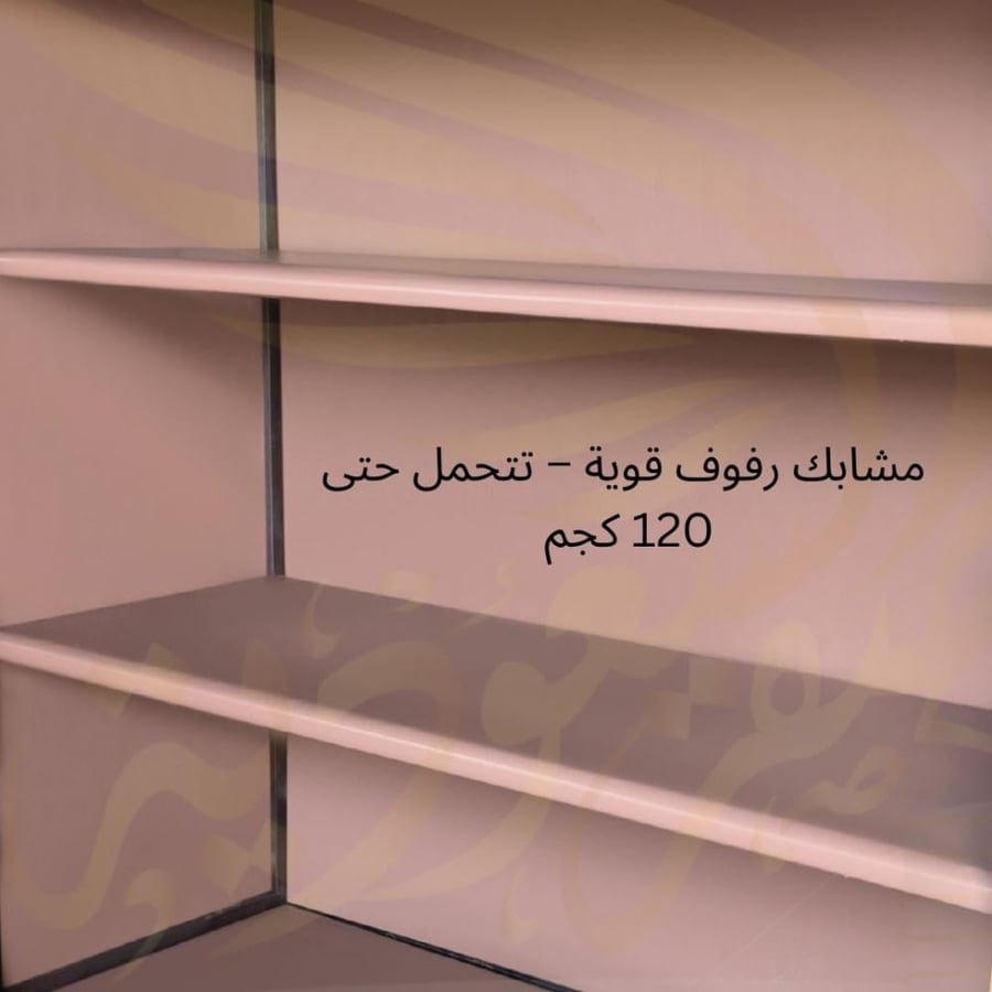 دولاب تخزين كوري للاستخدام المنزلي والخارجي - 3 رفوف (2×2 متر) ذو جودة عالية - بني