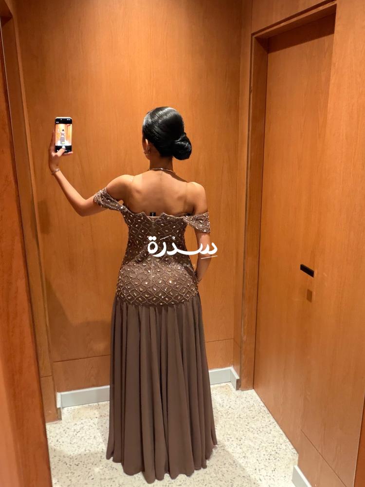 فستان سهرة شك مميز شيفون