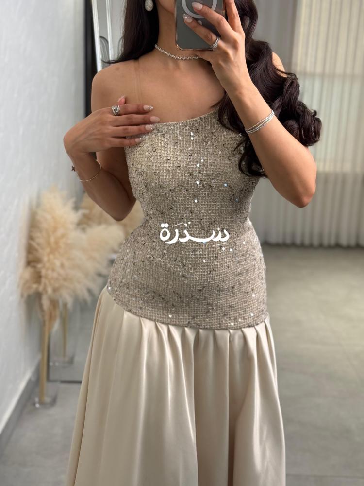 فستان طبقتين ستان