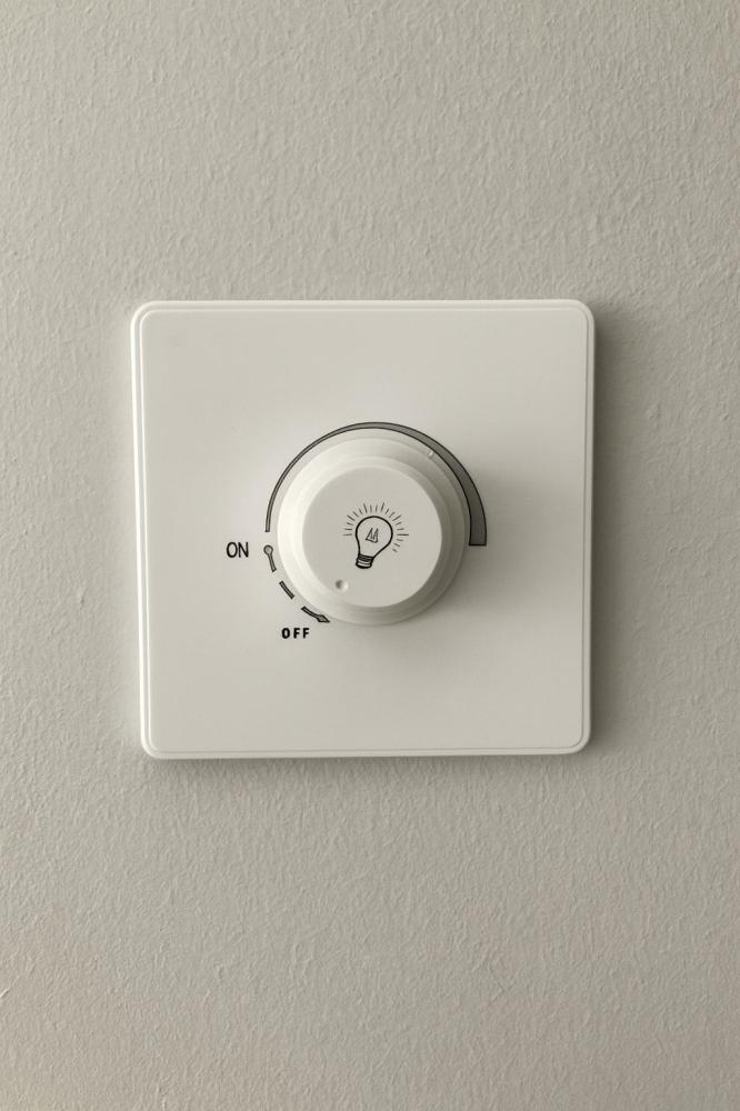 1000W White Dimmer Switch