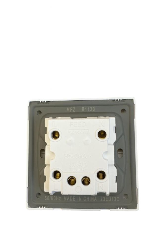 White 20 amp heater switch