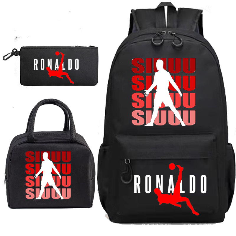 School bag set - various designs featuring Ronaldo