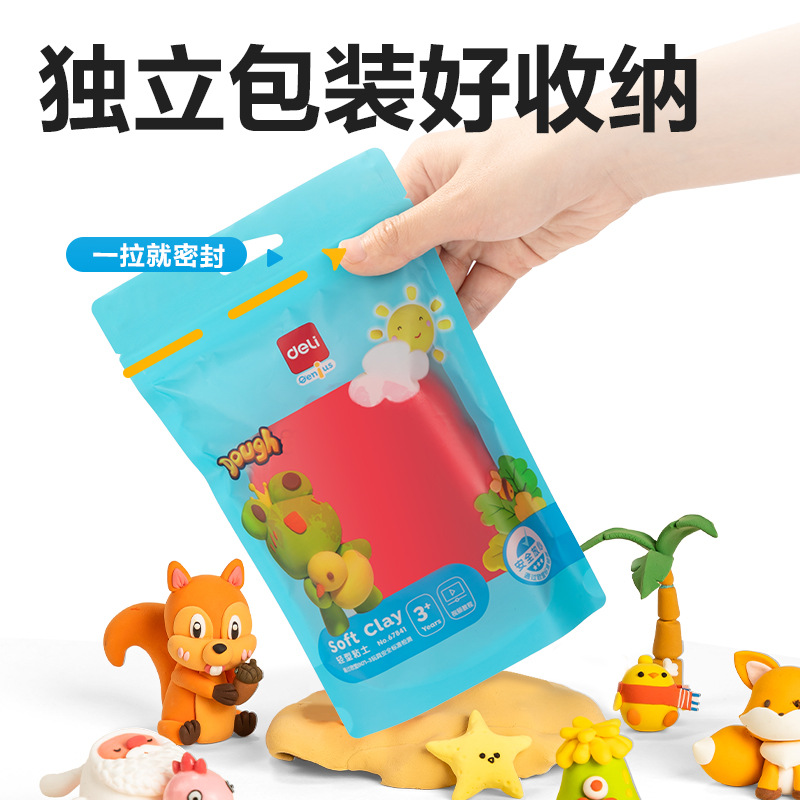 Non-sticky clay, safe and suitable for children