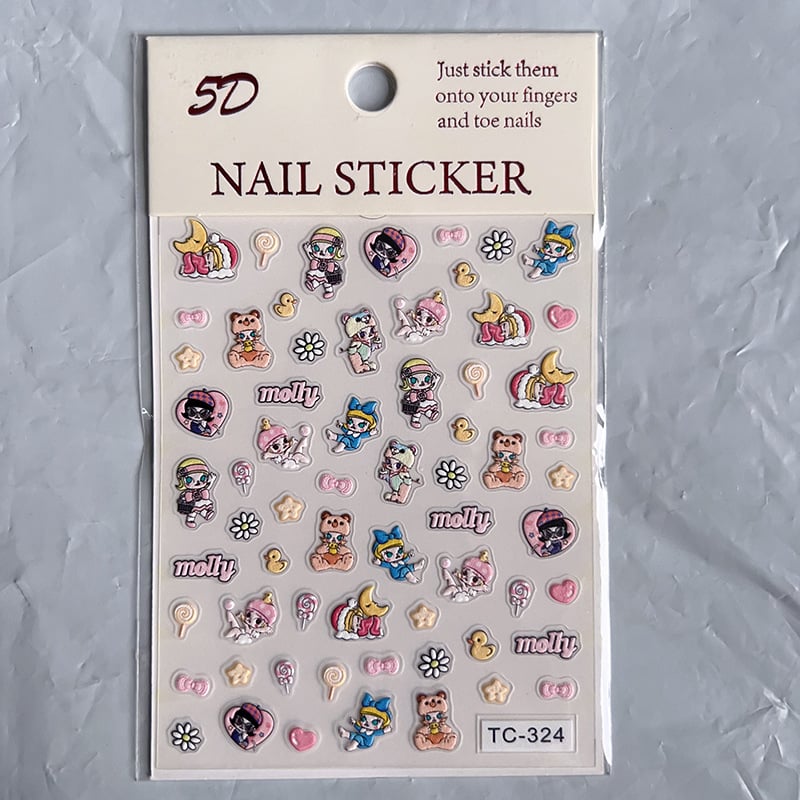 5D Nail Sticker Collection