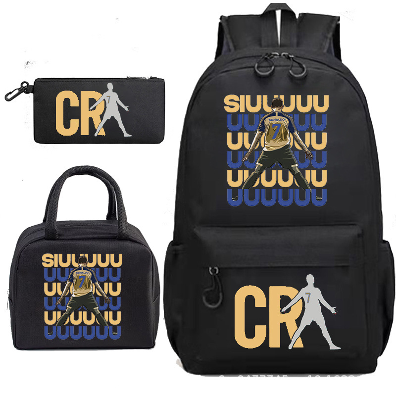 School bag set - various designs featuring Ronaldo