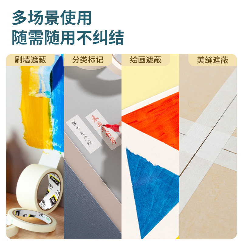 Adhesive tape that allows writing on it