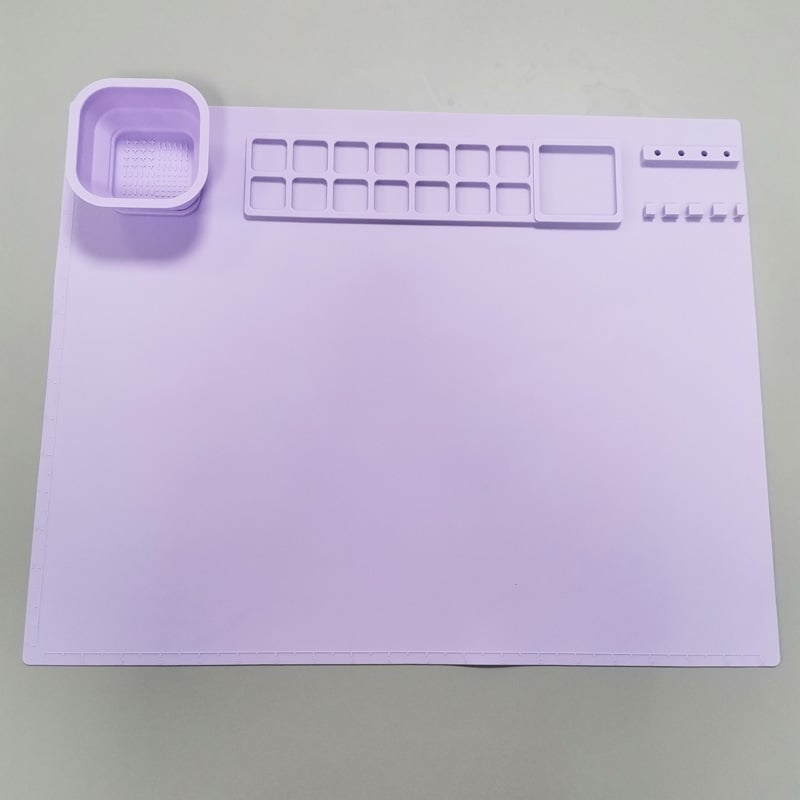 Splicon art mat for oil graffiti painting