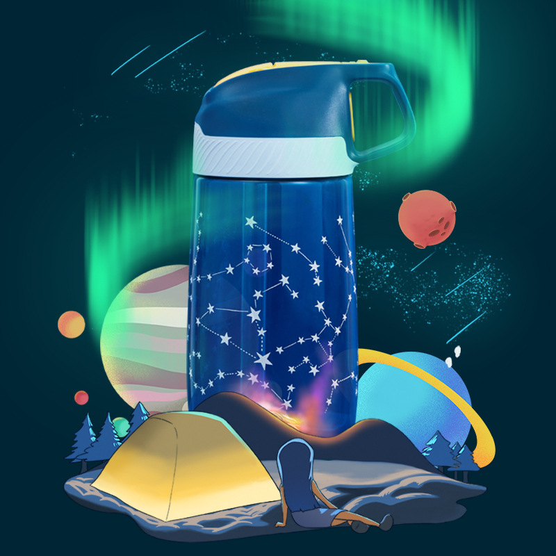 plastic water bottle for children