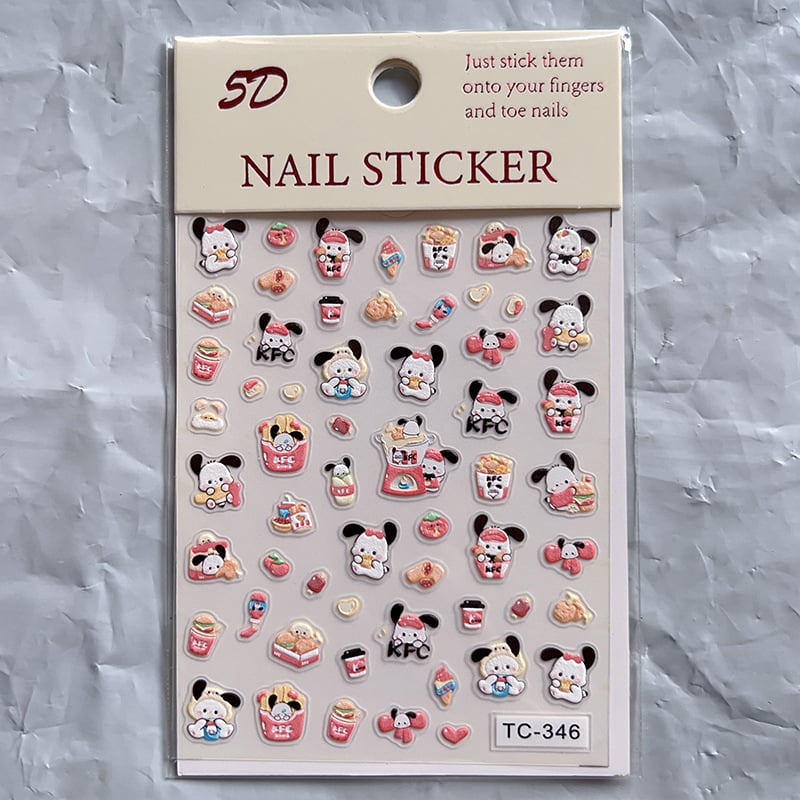 5D Nail Sticker Collection