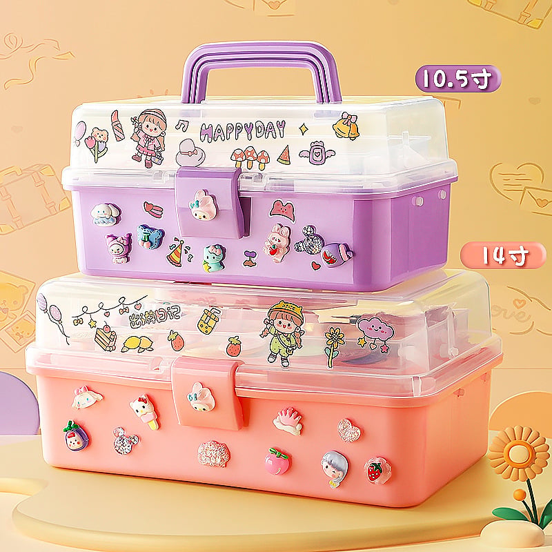 Storage box for organizing art supplies