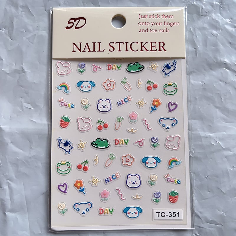 5D Nail Sticker Collection
