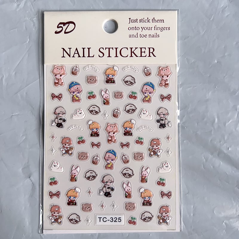 5D Nail Sticker Collection