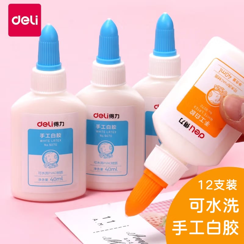 white washable glue