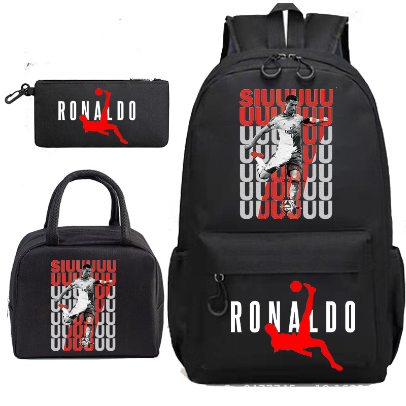 School bag set - various designs featuring Ronaldo