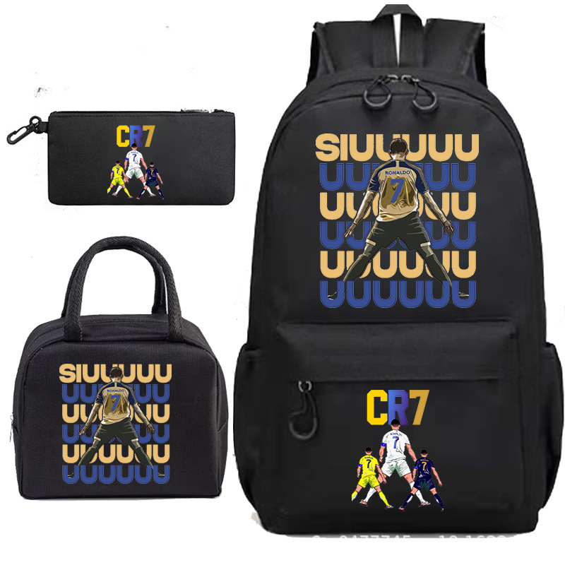 School bag set - various designs featuring Ronaldo