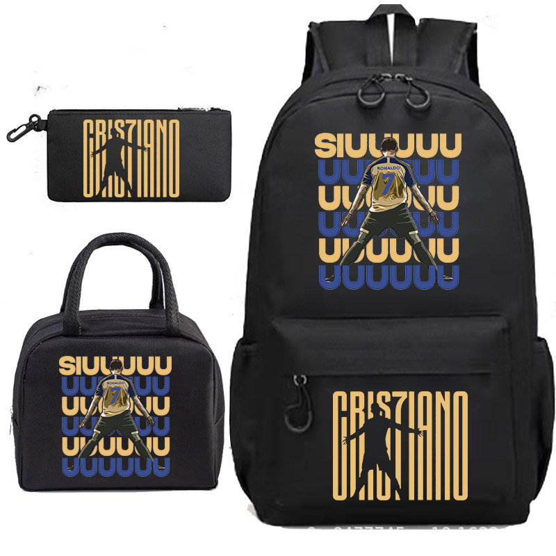 School bag set - various designs featuring Ronaldo
