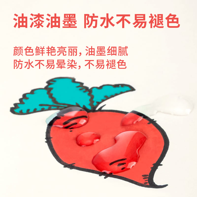 Waterproof and fade-resistant marker pen