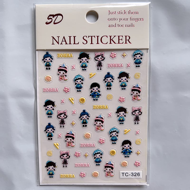 5D Nail Sticker Collection